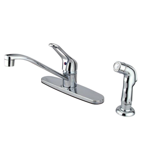 Kingston Brass Wyndham Centerset Kitchen Faucet, Chrome KB562SP